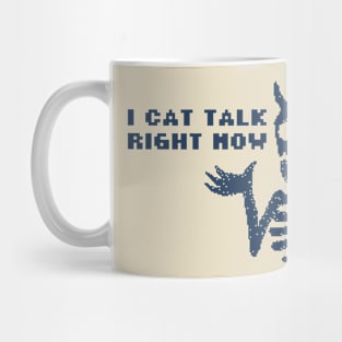 I Cat Talk Right Now - 80s Pixel Art Mug